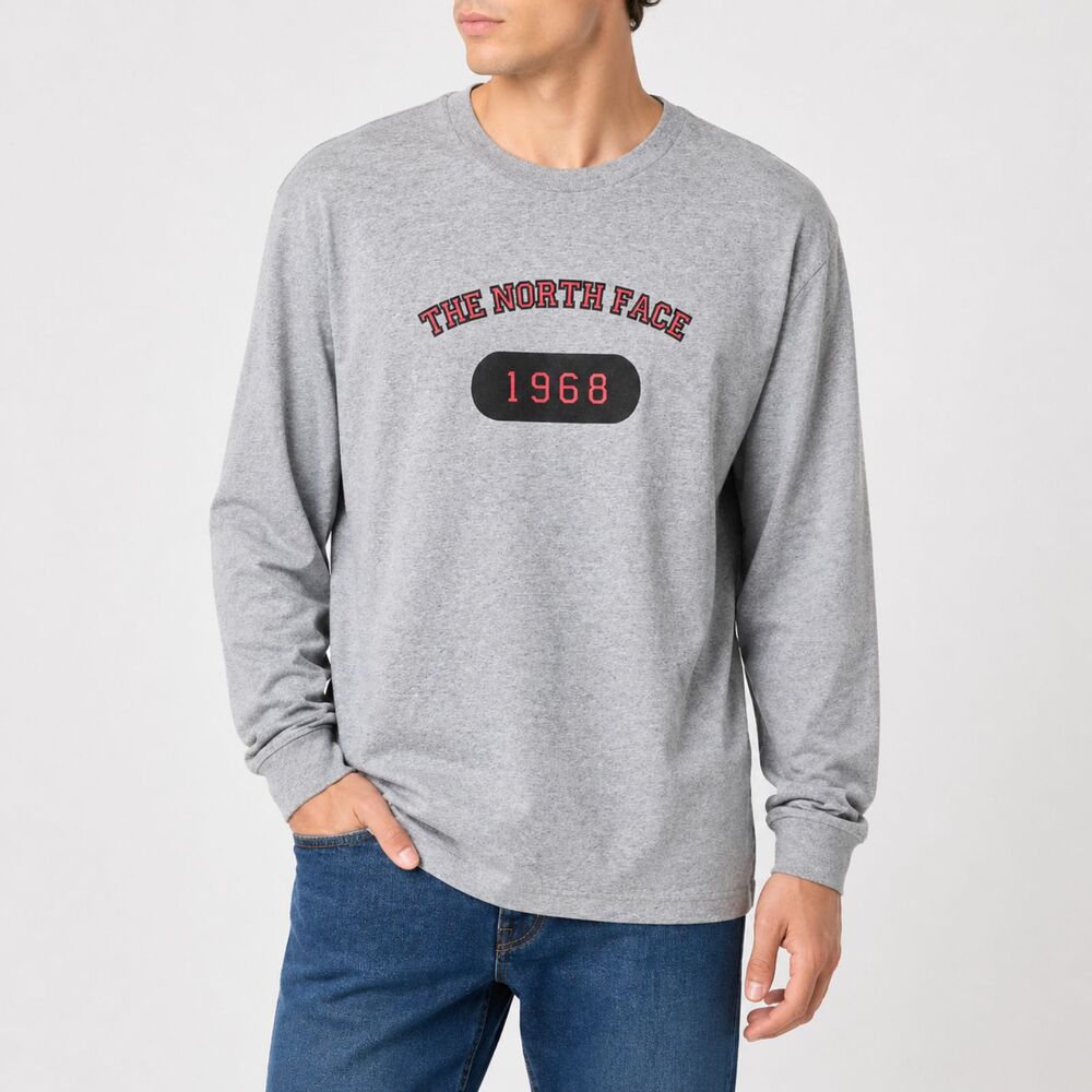 The North Face Gray Long Sleeve Graphic T-Shirt Mens XL 1968 California Tee